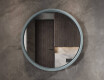 Okroglo LED ogledalo z lakiranim MDF okvirjem L306 #8