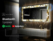 Dekorativno ogledalo z osvetlitvijo - Golden Streaks #7