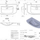 Umyvalnik DEA 1000 MIRASOFT #1