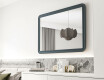 Zaobljeno ogledalo z MDF okvirjem L299