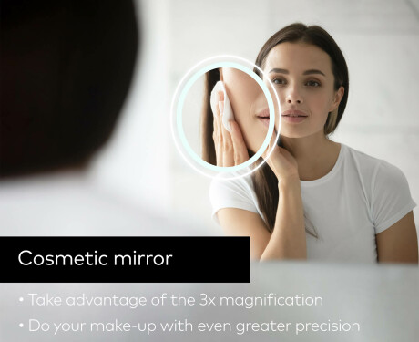 Okroglo osvetljeno LED kopalniško ogledalo L123 #8