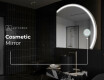 Polkrožno ogledalo z osvetlitvijo LED Q223 #6