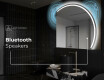 Polkrožno ogledalo z osvetlitvijo LED Q223 #7
