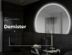 Polkrožno ogledalo LED osvetljeno stensko ogledalo W221 #9