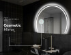 Polkrožno ogledalo LED osvetljeno stensko ogledalo W223 #5