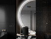 Polkrožno ogledalo z osvetlitvijo LED D223 #9