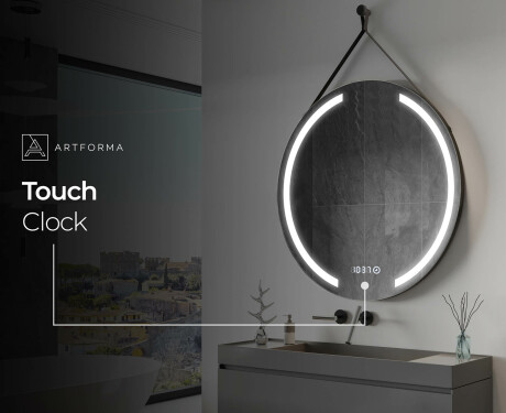 Okroglo viseče ogledalo z lučkami L97 #9