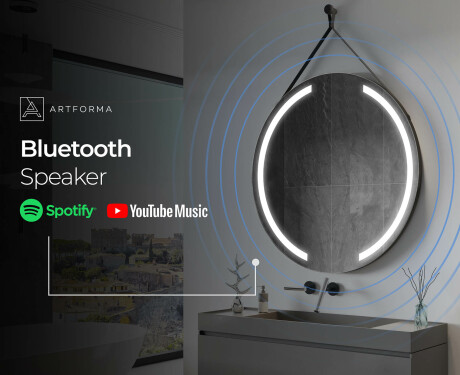 Okroglo viseče ogledalo z lučkami L97 #11