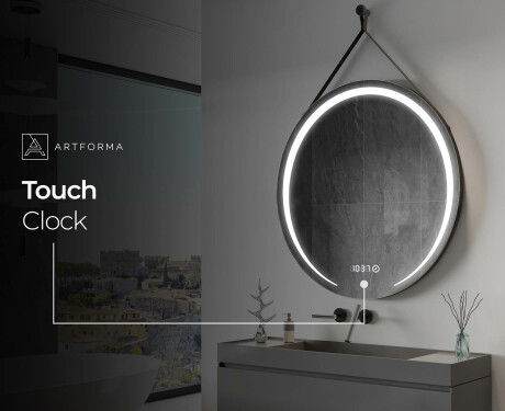 Okroglo viseče ogledalo z lučkami L98 #9