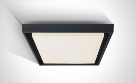 MOULKI stropna svetilka 30 W, 3000 K, IP54, bela