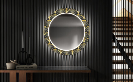 Osvetljeno dekorativno ogledalo Led za hodnik - Art Deco
