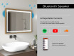 Pravokotno kopalniško ogledalo s svetlobo LED FrameLine L49 #11