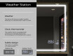 Pravokotno kopalniško ogledalo s svetlobo LED FrameLine L49 #8
