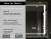 Pravokotno kopalniško ogledalo s svetlobo LED FrameLine L61 #8