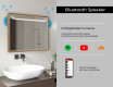 Pravokotno kopalniško ogledalo s svetlobo LED FrameLine L128 #11