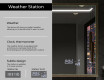 Pravokotno kopalniško ogledalo s svetlobo LED FrameLine L128 #8