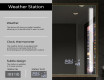 Pravokotno kopalniško ogledalo s svetlobo LED FrameLine L131 #8