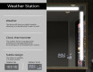 Pravokotno kopalniško ogledalo s svetlobo LED FrameLine L134 #8