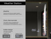 Pravokotno kopalniško ogledalo s svetlobo LED FrameLine L135 #8