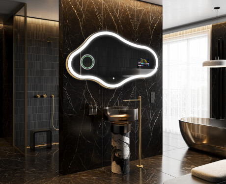 Nepravilno čarobno ogledalo LED osvetljeno C222 Google #7