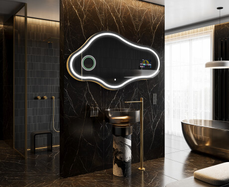Nepravilno čarobno ogledalo LED osvetljeno C223 Google #8