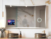 Prostokątne Lustro Smart LED Apple z ramką Displine L77