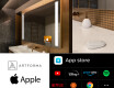 LED osvetljeno ogledalo z zaslonom SMART Apple L02 #2