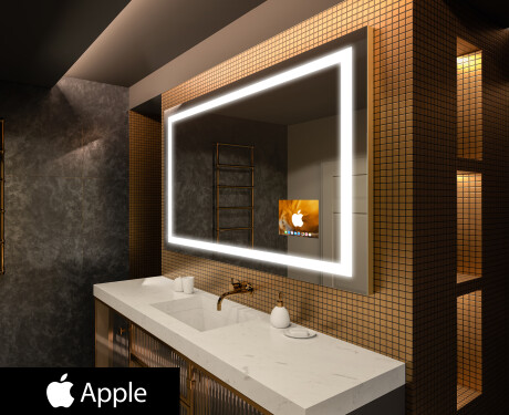 LED osvetljeno ogledalo z zaslonom SMART Apple L15