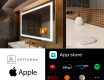 LED osvetljeno ogledalo z zaslonom SMART Apple L15 #2