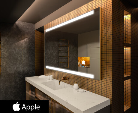LED osvetljeno ogledalo z zaslonom SMART Apple L47