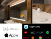 LED osvetljeno ogledalo z zaslonom SMART Apple L47 #2