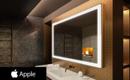 LED osvetljeno ogledalo z zaslonom SMART Apple L57