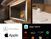 Kopalnica LED osvetljeno ogledalo SMART L77 Apple #2