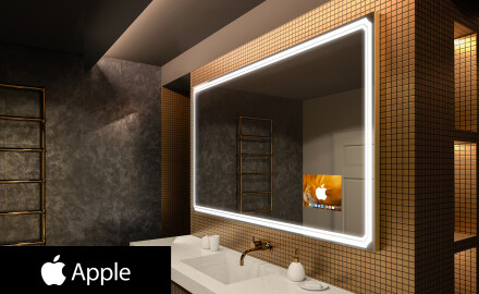 LED osvetljeno ogledalo z zaslonom SMART Apple L136