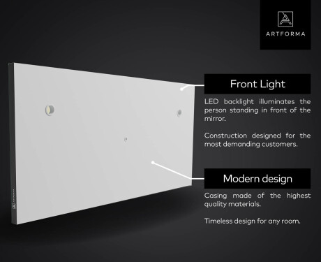 Osvetljeno ogledalo LED s pametnim panelom SMART SmartPanel L15 #5