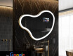 SMART nepravilno kopalniško ogledalo LED N222 Google