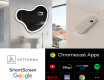 SMART nepravilno kopalniško ogledalo LED N222 Google #2