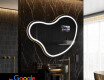 SMART nepravilno kopalniško ogledalo LED N223 Google