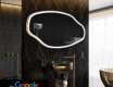 Nepravilno čarobno ogledalo LED osvetljeno O222 Google