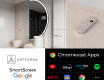 LED osvetljeno polkrožno ogledalo SMART A223 Google #2