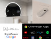 SMART polkrožno kopalniško ogledalo LED W222 Google #2
