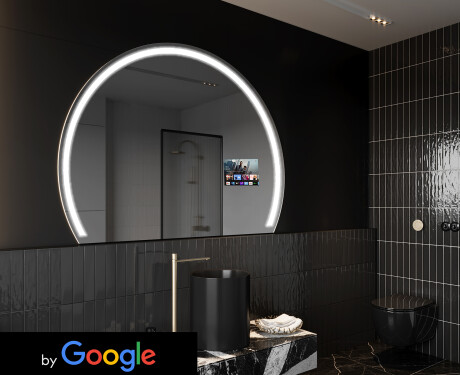 Polkrožno čarobno ogledalo z LED osvetlitvijo W223 Google