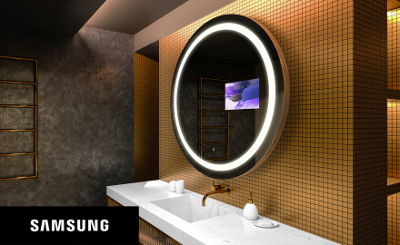 Okroglo čarobno ogledalo LED z osvetlitvijo L33 Samsung