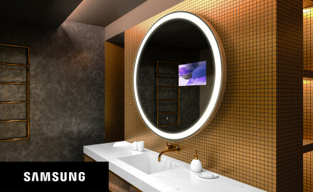 Okroglo čarobno ogledalo z LED osvetlitvijo L76 Samsung