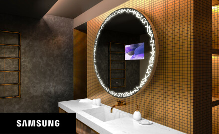 SMART okroglo kopalniško ogledalo LED L115 Samsung