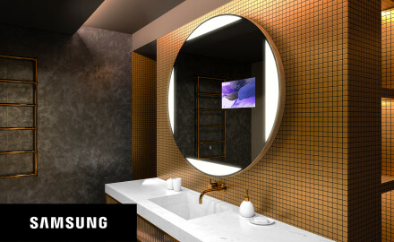 SMART okroglo kopalniško ogledalo LED L116 Samsung