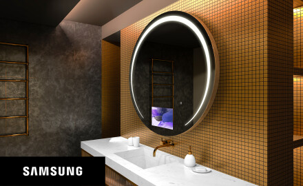LED osvetljeno okroglo ogledalo SMART L153 Samsung