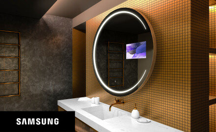 SMART okroglo kopalniško ogledalo LED L156 Samsung