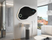 SMART nepravilno kopalniško ogledalo LED P222 Google #10