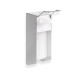 Dozirnik za razkuževalno tekočino 0,5 l z gumbom za upravljanje z komolcem / mat aluminij #1